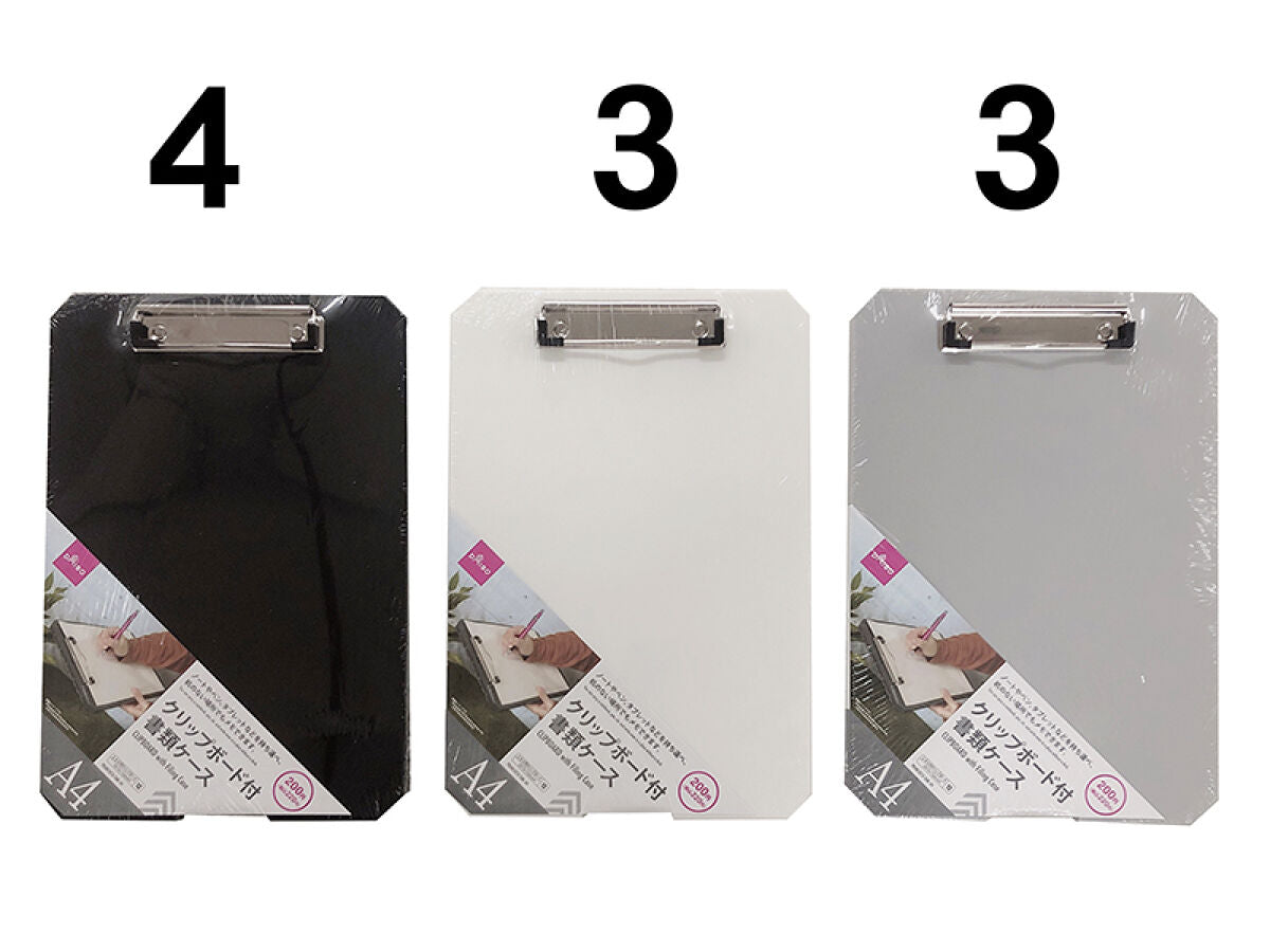 Daiso Clipboard with Filing Case-A4 - FrontPackage
