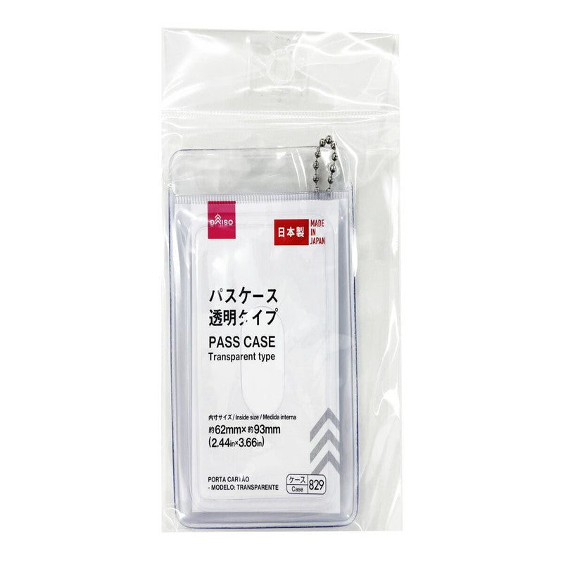 Daiso Pass case(Transparent,half type) FrontPackage
