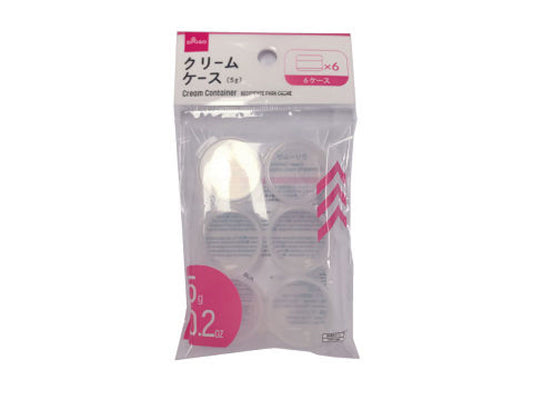 Daiso Cream Container -6 pcs.- FrontPackage