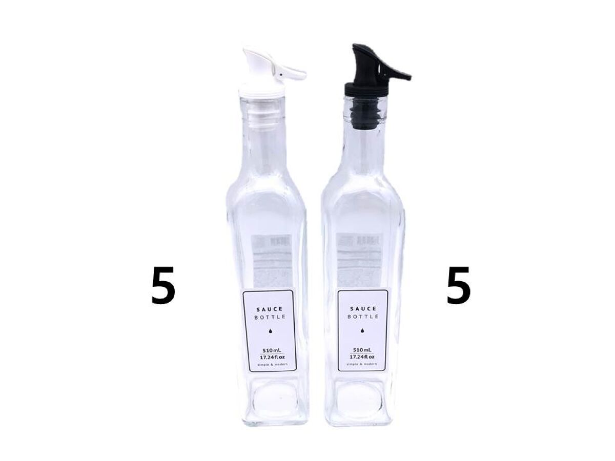 Daiso Glass Sauce Bottle FrontPackage