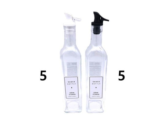 Daiso Glass Sauce Bottle FrontPackage
