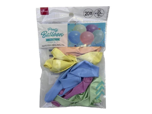 Daiso Pastel Balloon - 20 pcs. - FrontPackage