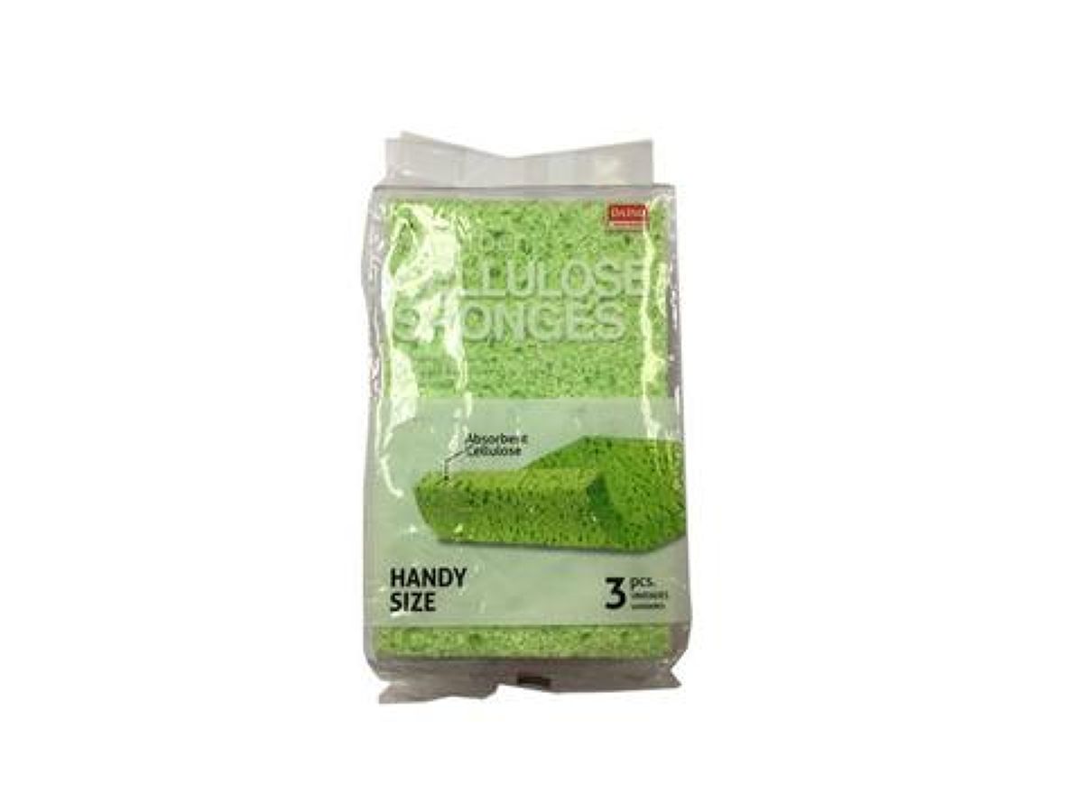 Daiso Cellulose Sponge -3pcs.- FrontPackage