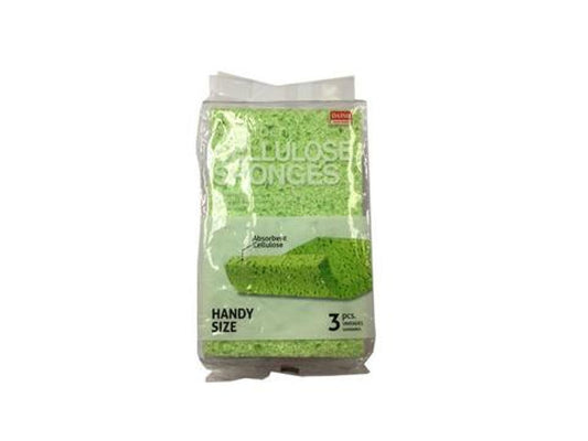 Daiso Cellulose Sponge -3pcs.- FrontPackage