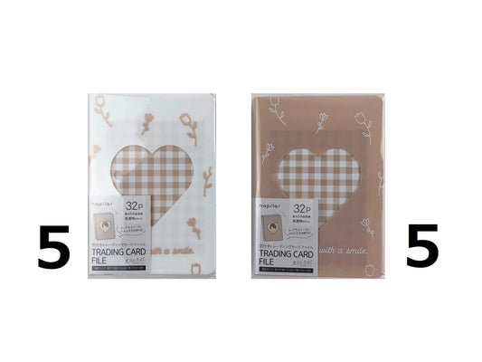 Daiso trading card file with window FrontPackage