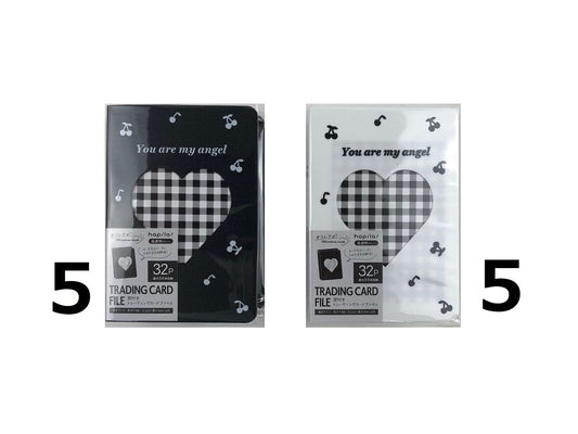 Daiso Trading Card File with Window -Monochrome- FrontPackage