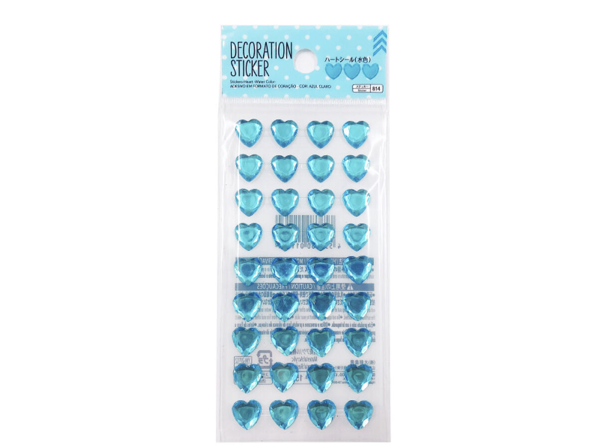 Daiso Stickers-Heart -Water Color- FrontPackage