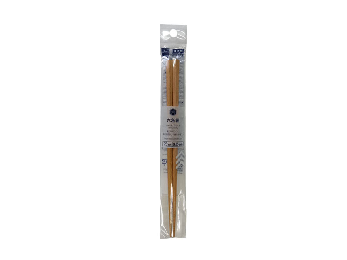 Daiso Chopsticks -Hexagonal - Beech- FrontPackage