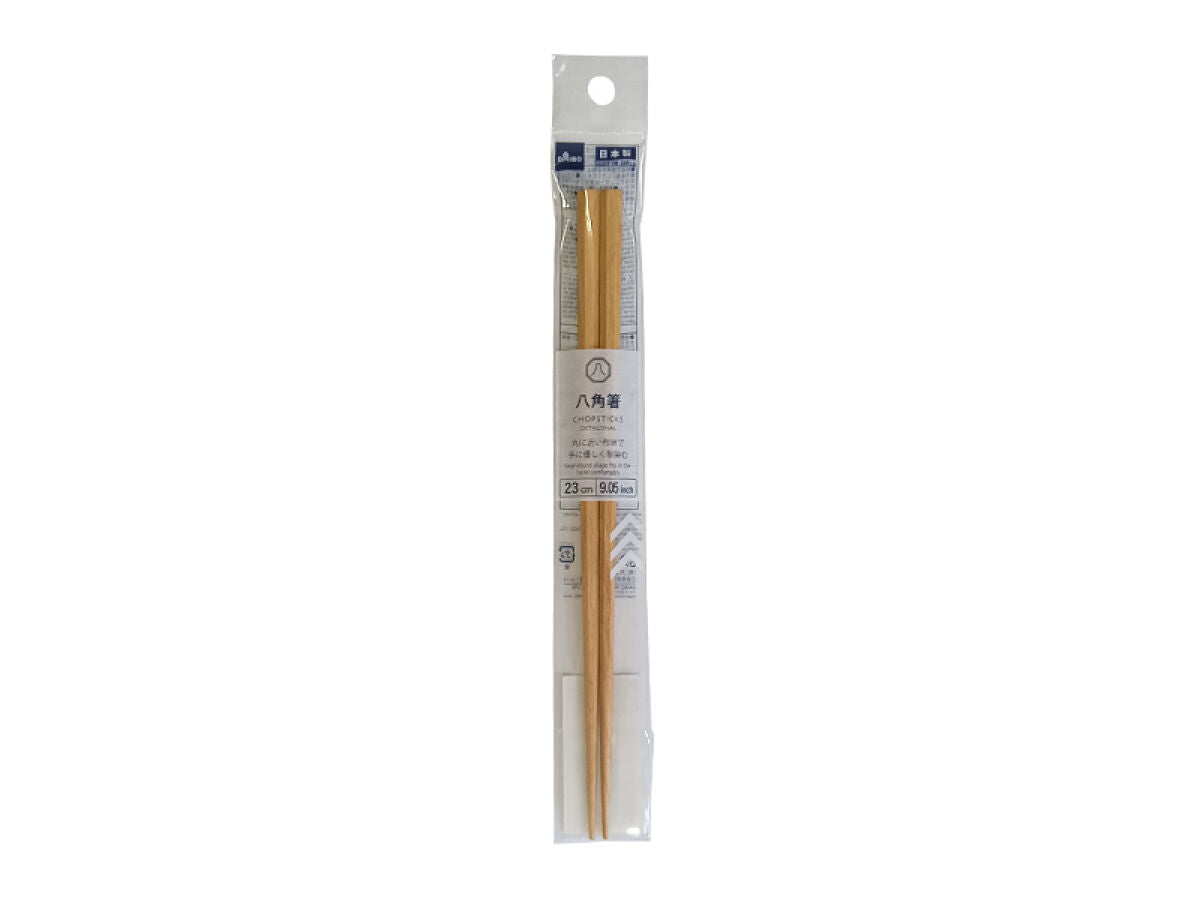 Daiso Chopsticks -Octagonal - Beech- FrontPackage