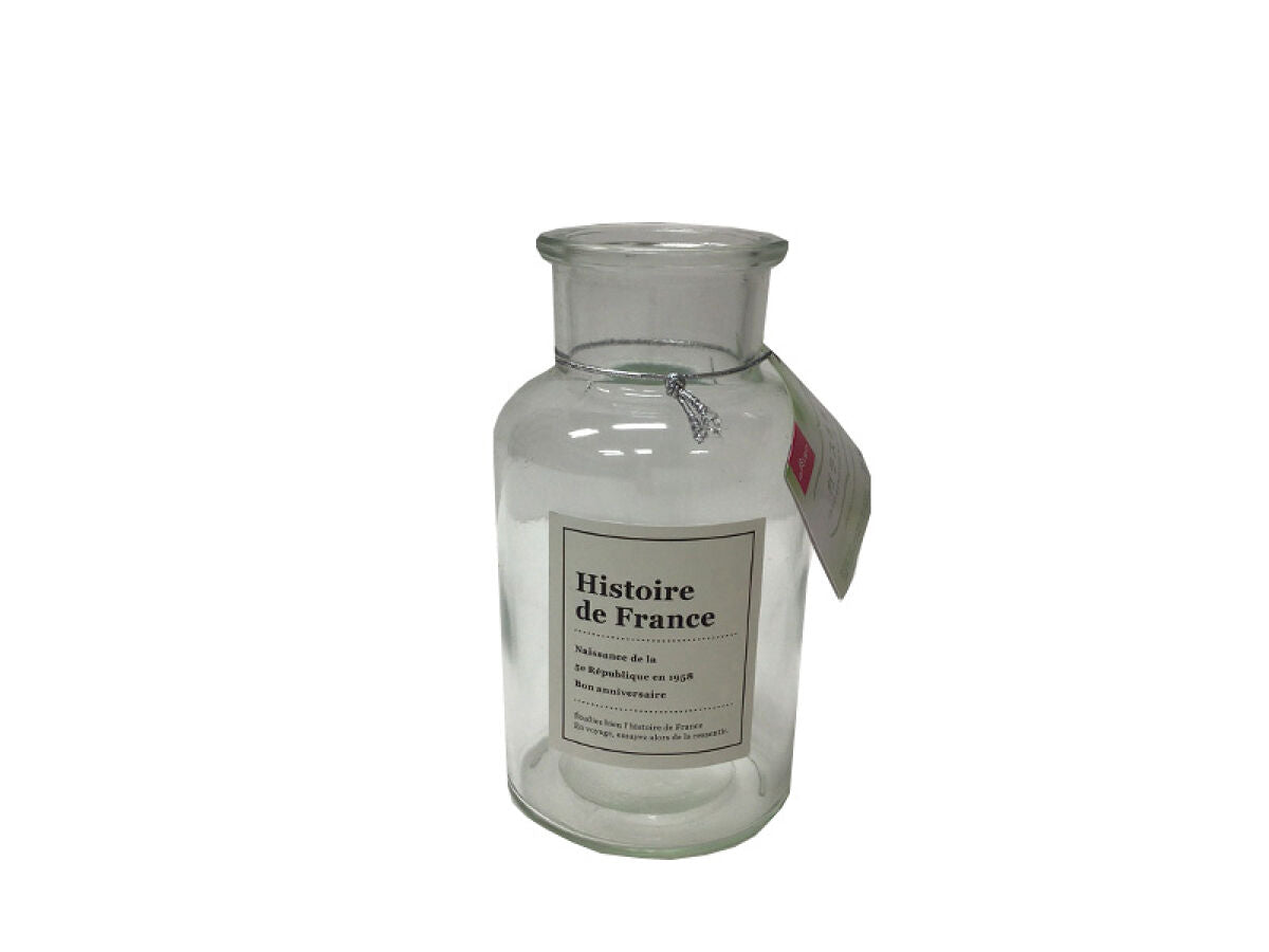 Daiso Glass Vase -Clear- FrontPackage