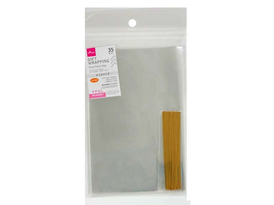 Daiso Clear Plastic Bag - 35 pcs.- FrontPackage