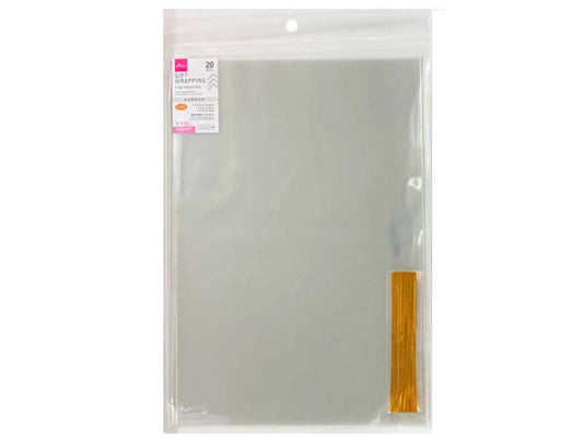 Daiso Clear Plastic Bag - 20 pcs. - FrontPackage