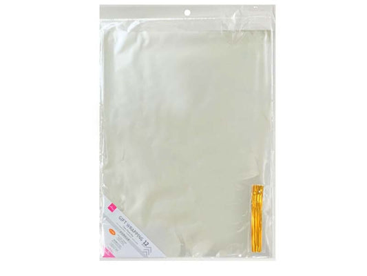Daiso Clear Plastic Bag -12 pcs.- FrontPackage