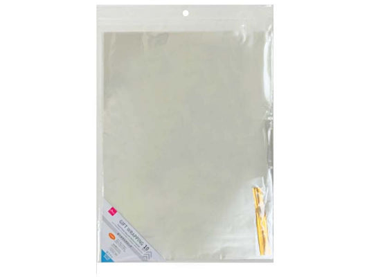 Daiso Clear Plastic Bag with Bottom Gusset - 10 pcs. - FrontPackage