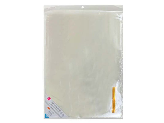 Daiso Clear Plastic Bag with Bottom Gusset - 5 pcs.- FrontPackage
