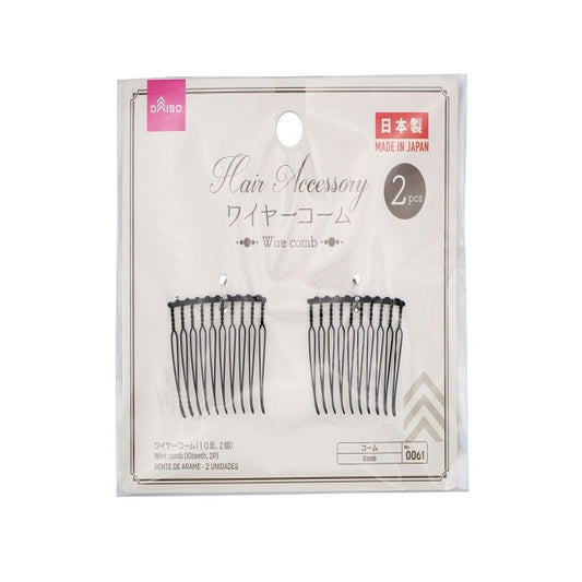 Daiso Wire comb (10teeth, 2P) FrontPackage
