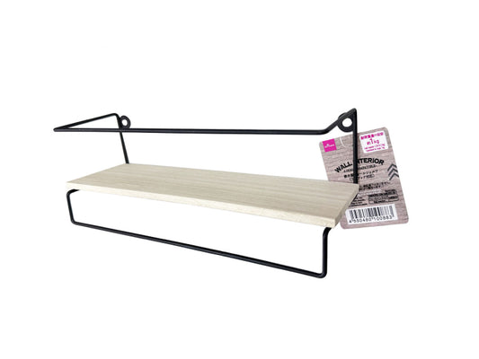 Daiso Iron and Wooden Wall Shelf -S Hook Compatible- FrontPackage