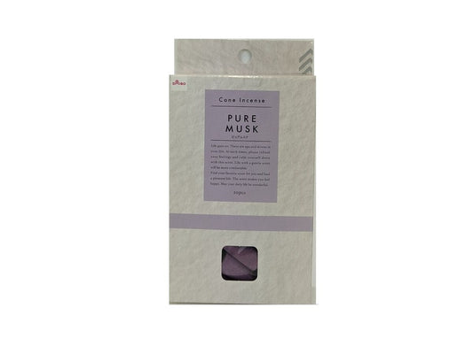 Daiso CONE INCENSE PURE MUSK FrontPackage