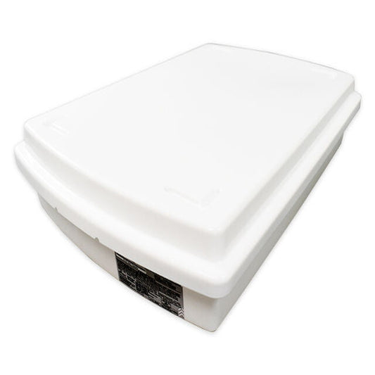 Daiso Recycled Plastic Box with Lid -A4 - White- FrontPackage