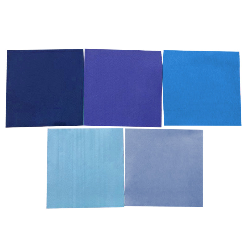 Daiso Felt -Blue Colors - 5 pcs.- FrontPackage