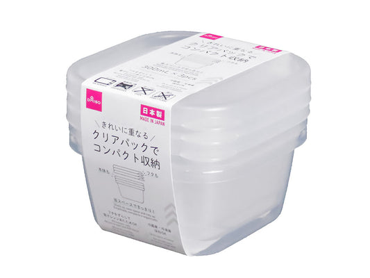 Daiso Food Storage Container - 3 pcs.- FrontPackage