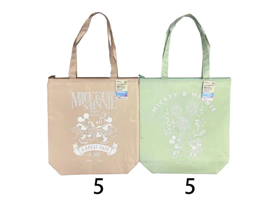 Daiso Thermal tote bag -Vertical - Mickey & Minnie- FrontPackage