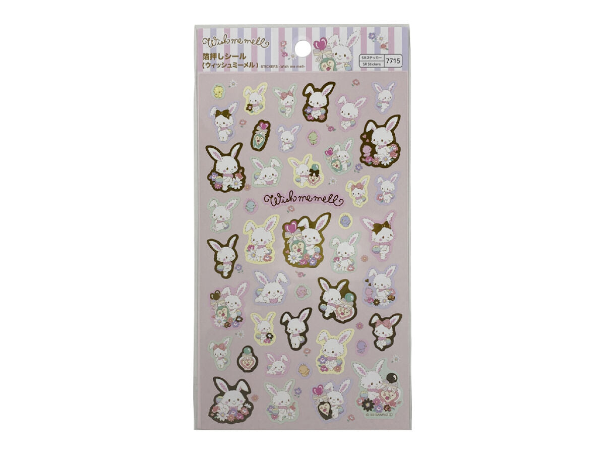 Daiso STICKERS -Wish me mell- FrontPackage