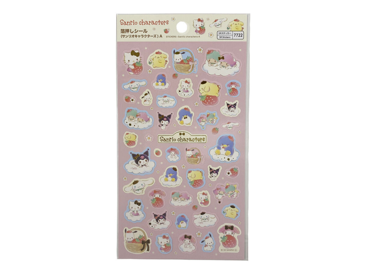 Daiso STICKERS -Sanrio characters- A FrontPackage