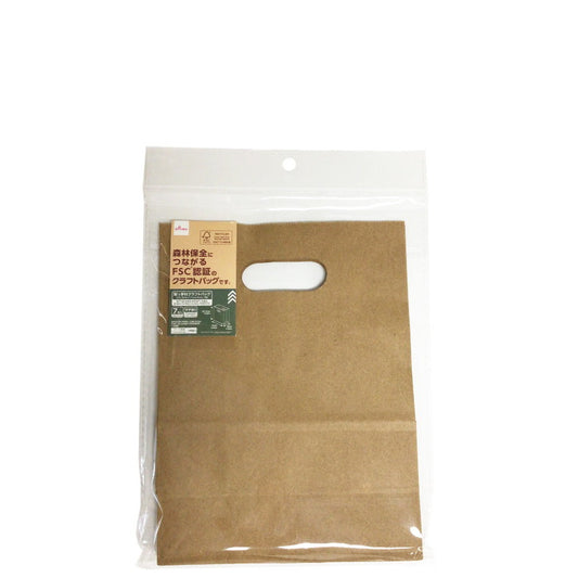 Daiso Attached Kraft Bag -7 Sheets- FrontPackage