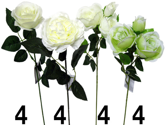 Daiso Rose Flower Assort (Basic White) FrontPackage
