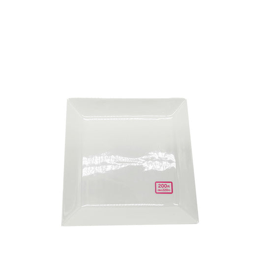 Daiso White Plate -Square- FrontPackage
