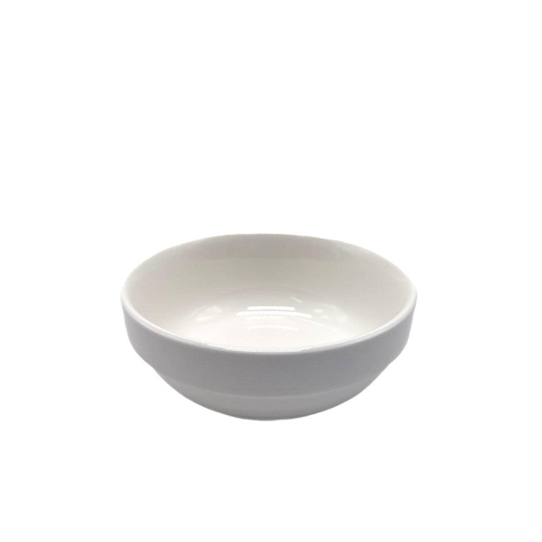 Daiso White Stackable Bowl -Round - FrontPackage