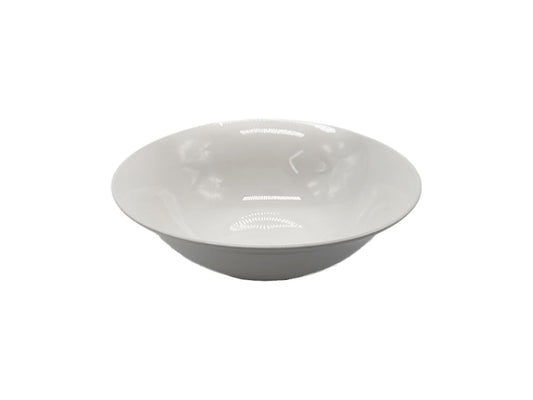 Daiso White Tableware Curved Edge Bowl -New Born China- FrontPackage