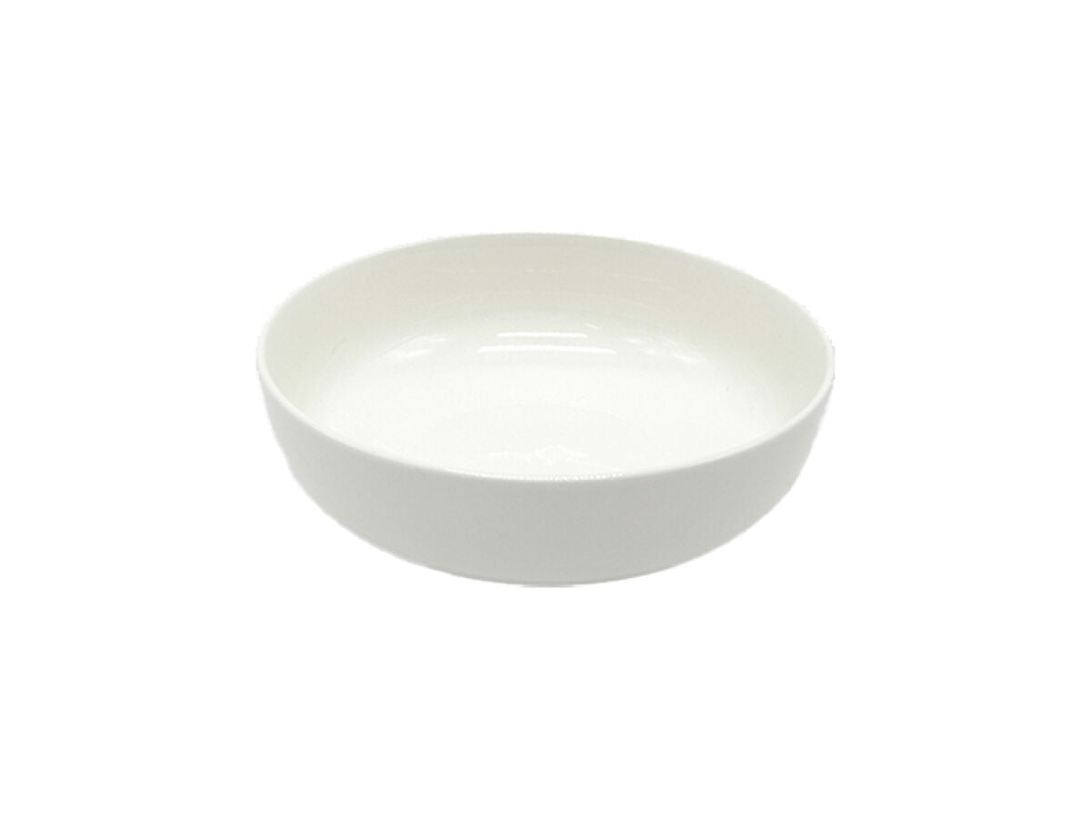 Daiso White Tableware Round Edge Bowl -New Born China- FrontPackage