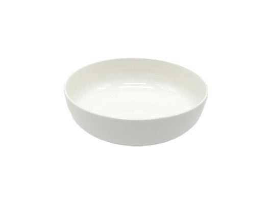 Daiso White Tableware Round Edge Bowl -New Born China- FrontPackage