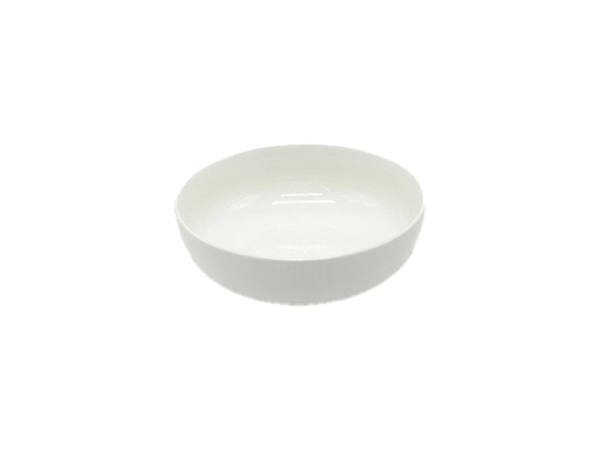 Daiso White Tableware Round Edge Bowl -New Born China- FrontPackage