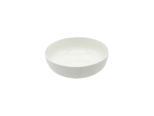 Daiso White Tableware Round Edge Bowl -New Born China- FrontPackage