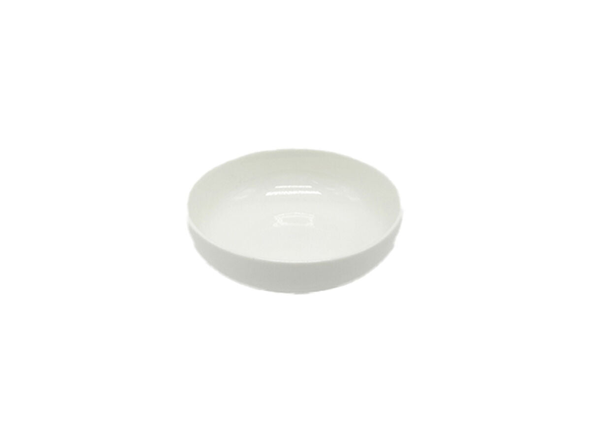 Daiso White Tableware Round Edge Bowl -New Born China- FrontPackage