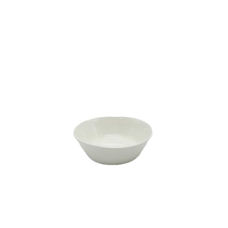 Daiso White Tableware Deep Bowl -New Born China- FrontPackage