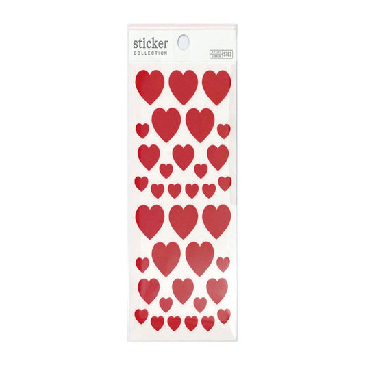 Daiso STICKER FELT HEART FrontPackage