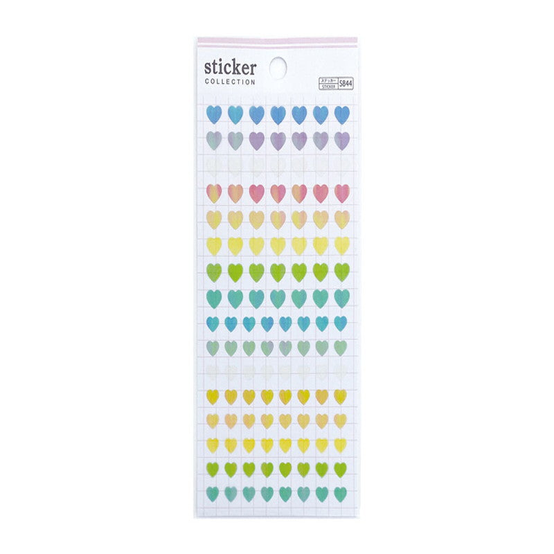 Daiso STICKER AURORA MINI HEART FrontPackage