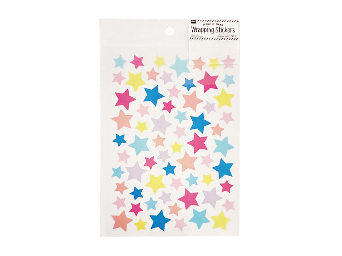 Daiso WRAPPING STICKER AURORA STAR FrontPackage
