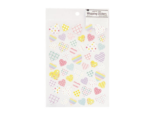 Daiso WRAPPING STICKER POP HEART FrontPackage