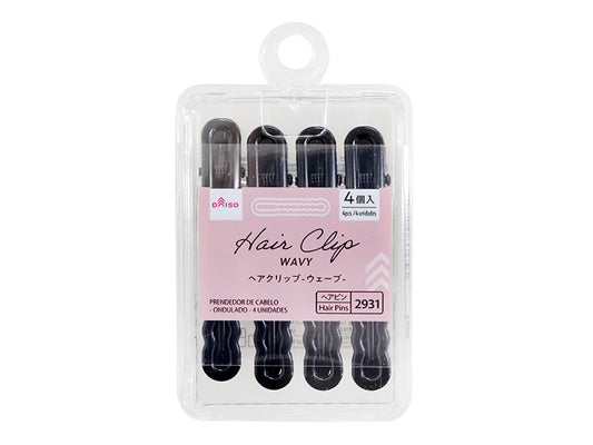 Daiso Hair Clip -Wavy - 4 pcs.- FrontPackage