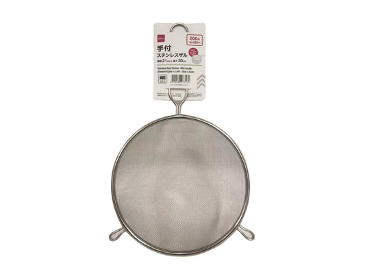 Daiso Stainless Steel Strainer -With Handle- FrontPackage