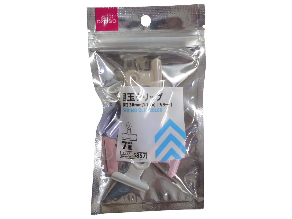 Daiso Spring Clip Color FrontPackage