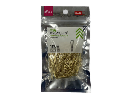 Daiso Triangular Paper Clip FrontPackage