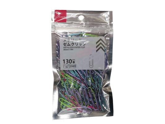Daiso Metallized Paper Clip FrontPackage