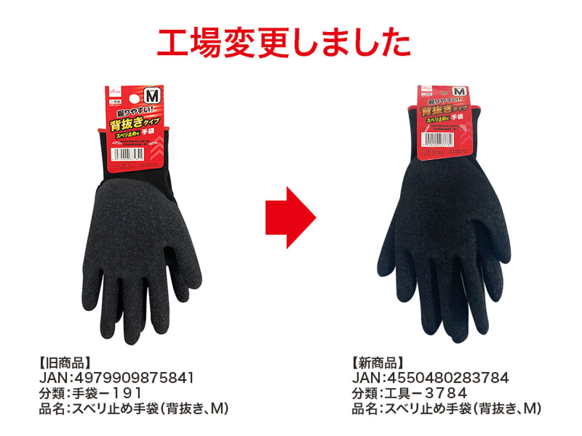 Daiso Gloves with Anti-slip Grip -Coated Palm - Medium- FrontPackage