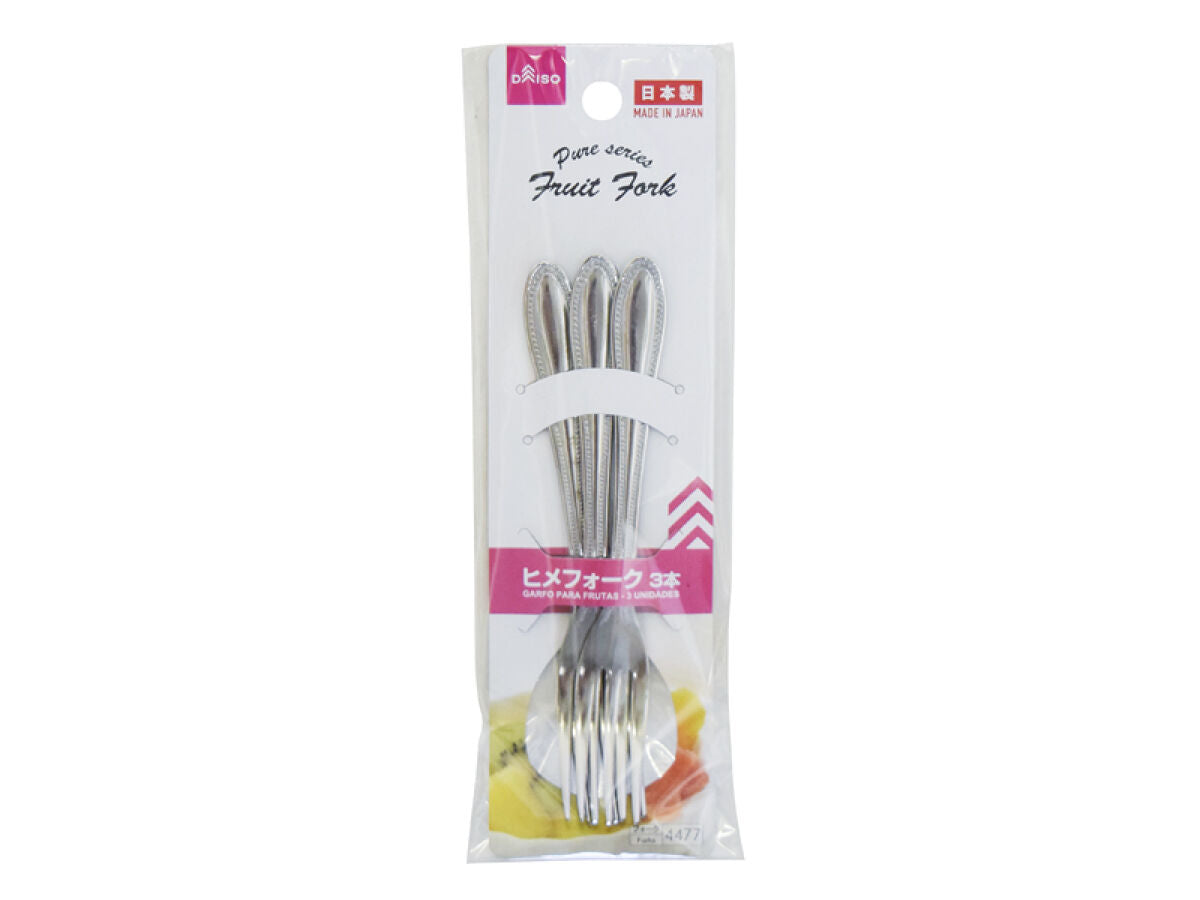 Daiso Pure Fruit Fork - 3 pcs.- FrontPackage